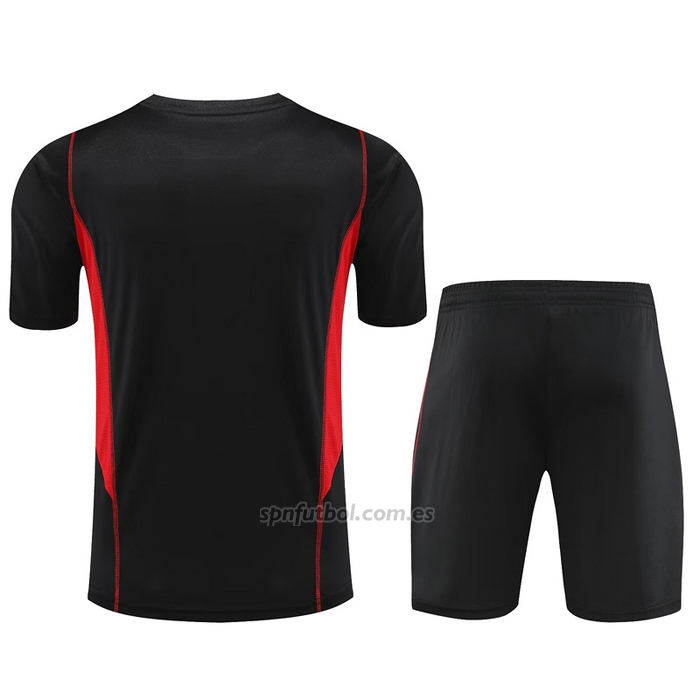 Chandal del Sao Paulo Manga Corta 2023-2024 Negro - Pantalon Corto
